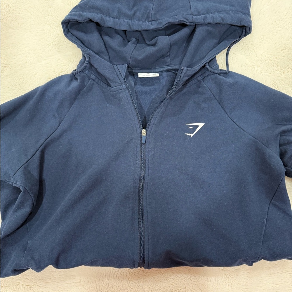 Gymshark zip up hoodie size medium